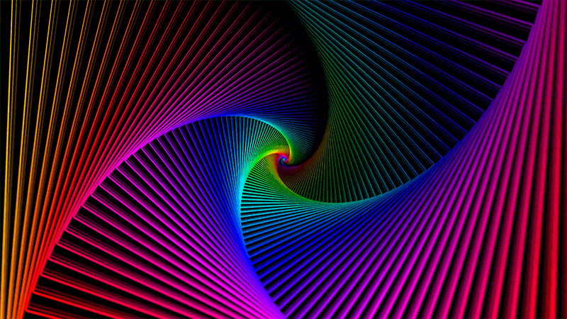 spiral illustration for benefits of colors